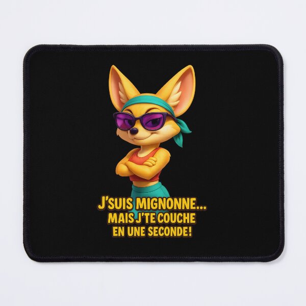 Item preview, I'm Cute But I'll Lay You Down - Fennec Badass designed and sold by VIBE CRAFT STUDIO.