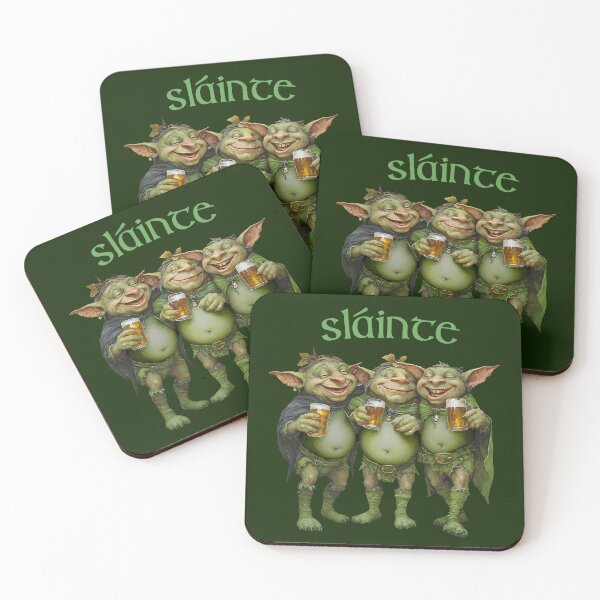 Item preview, SLAINTE, THREE LEPRECHAUNS HAVING THE CRAIC designed and sold by Danicus666.