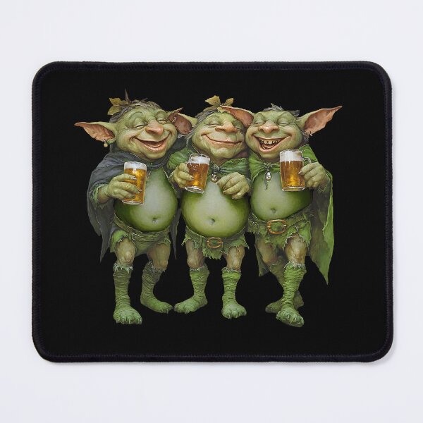 Item preview, SLAINTE, THREE LEPRECHAUNS HAVING THE CRAIC designed and sold by Danicus666.