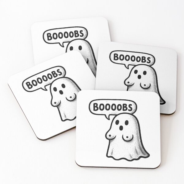Item preview, Funny Ghost - Boooobs designed and sold by FarieArt.