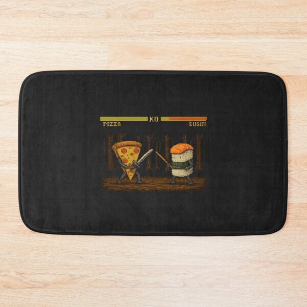 Item preview, Epic Food Fight: Pizza vs Sushi – Pixel Battle designed and sold by Cescocir1992.