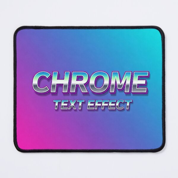Item preview, Chrome Text Effect with Y2K Gradient Background designed and sold by javastocks.