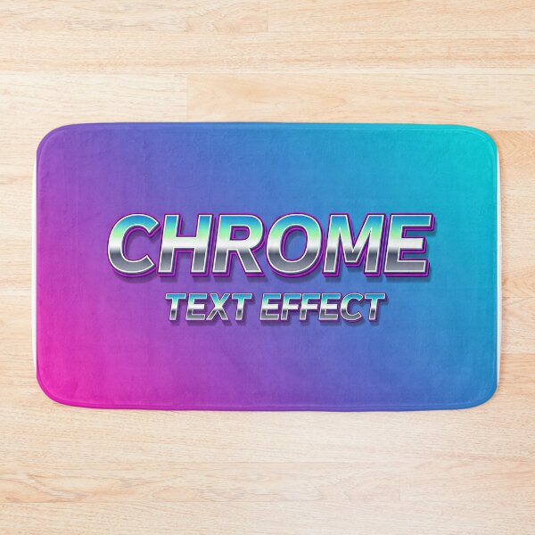 Item preview, Chrome Text Effect with Y2K Gradient Background designed and sold by javastocks.