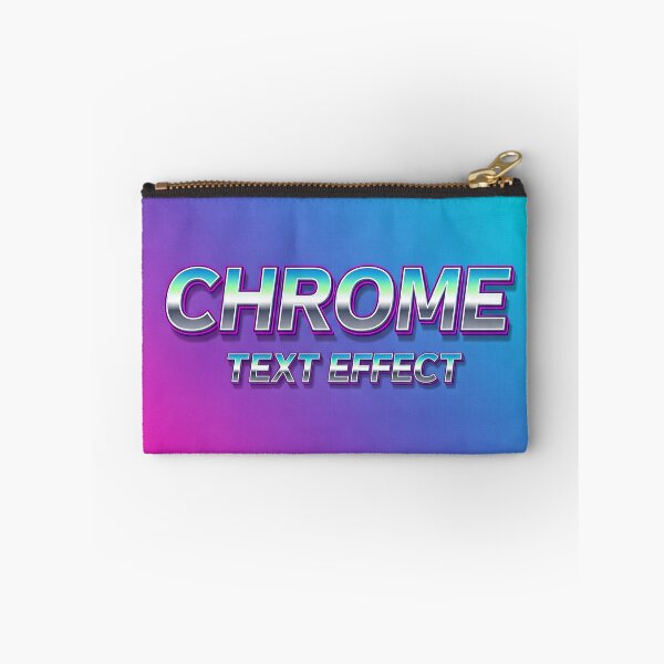 Item preview, Chrome Text Effect with Y2K Gradient Background designed and sold by javastocks.