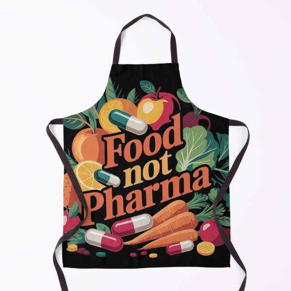 Item preview, Food not pharma healthy lifestyle designed and sold by ThePixelAlchemy.