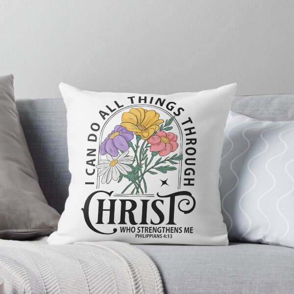 Item preview, Floral, Phil 4:13 I can do all things designed and sold by fribabywonder.