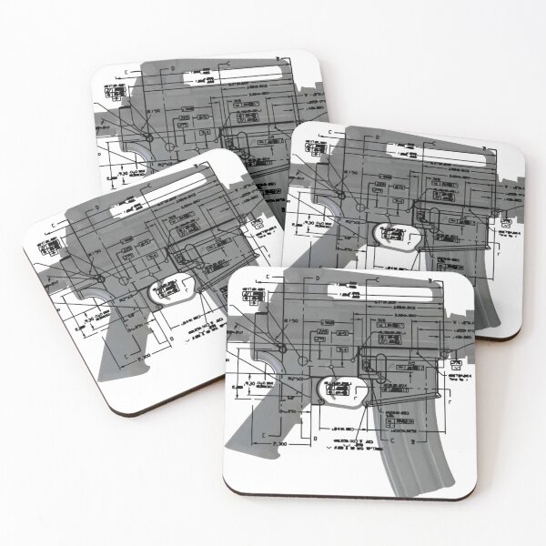 Item preview, AR-15 w Print Overlay designed and sold by AlbusLucimus.