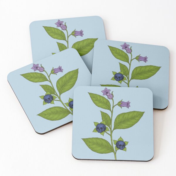 Item preview, Atropa belladonna – Vintage Herbal Medicine Design, Paracelsus Quote designed and sold by LeliMystic.