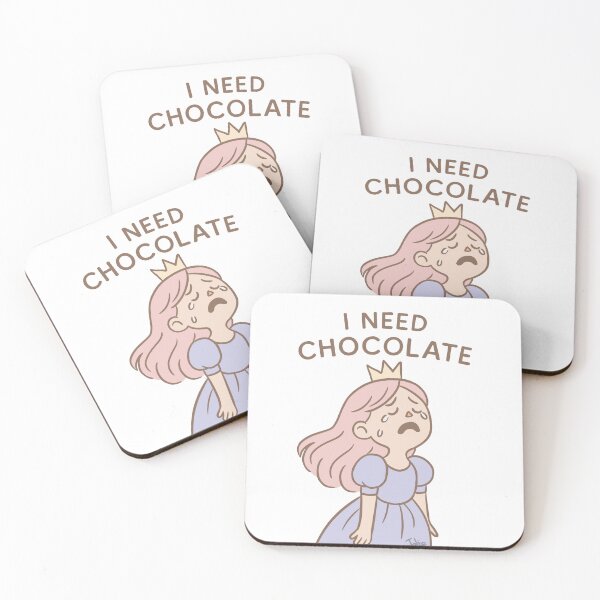 Item preview, Little princess crying for chocolate designed and sold by Talisbubble.