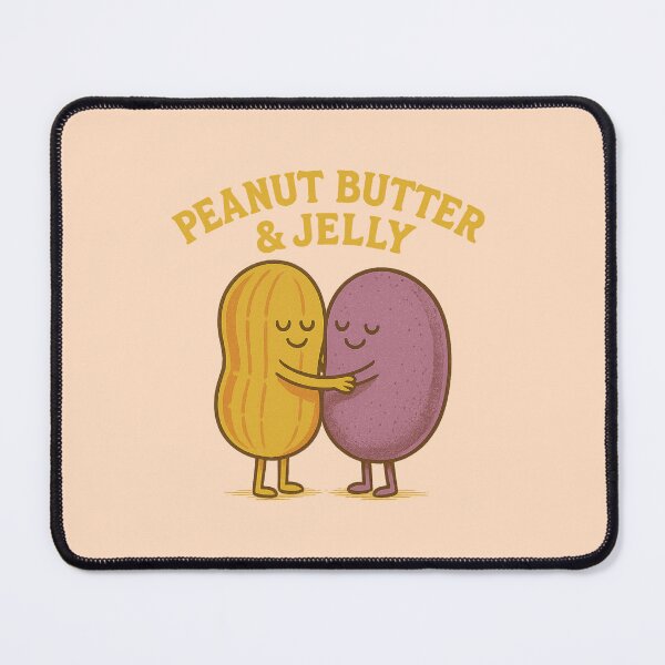 Item preview, Peanut Butter & Jelly Hug – Retro Style Duo designed and sold by Cescocir1992.