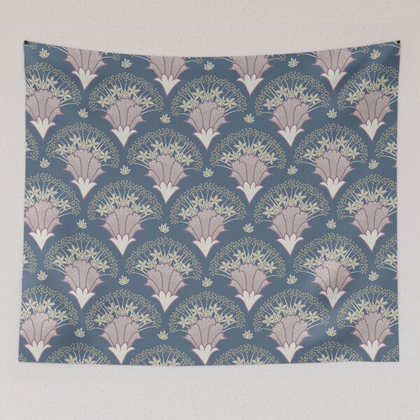 Item preview, Art Nouveau bouquet petrol designed and sold by Karin Schön.