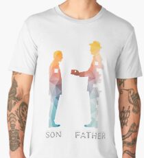 Vintage Father And Son Funny Father's Day T-shirts Men's Premium T-Shirt