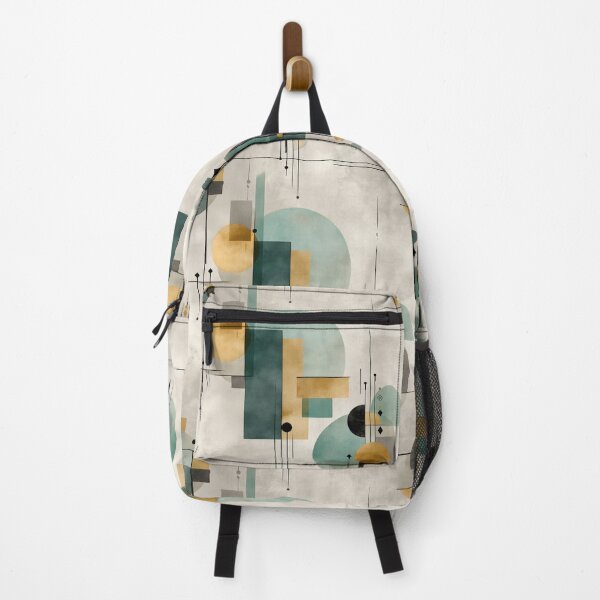 Item preview, Modern Geometric Abstraction – Seamless Pattern with Bauhaus-Inspired Shapes and Minimal Lines designed and sold by Moisky Patterns.