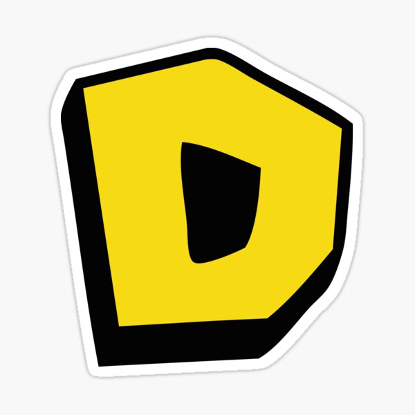 Aperçu de l'œuvre Lettre D de style de jeu vidéo – Design amusant et coloré créée et vendue par charlypicazo.