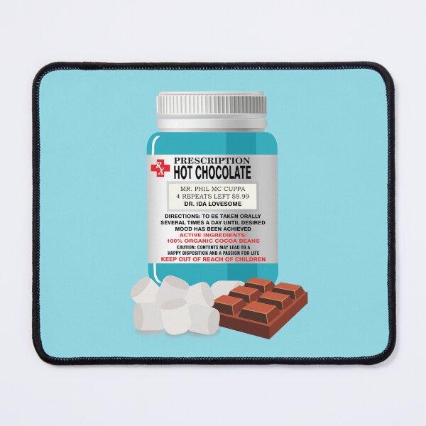 Item preview, Prescription hot chocolate - BLUE designed and sold by StellarFX.