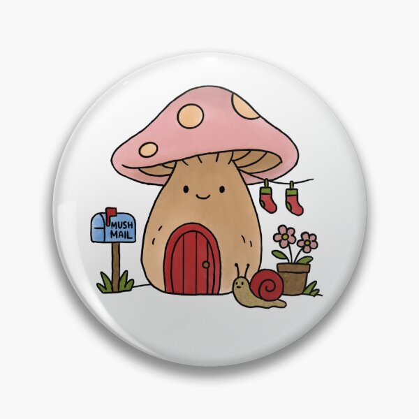 Item preview, Cozy Mushroom House Sticker - Cottagecore Fairycore Aesthetic designed and sold by tiTheGoldenPath.