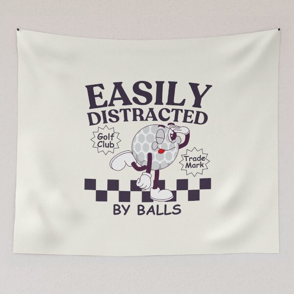 Item preview, Easily Distracted by golf designed and sold by Peerless-Prime.