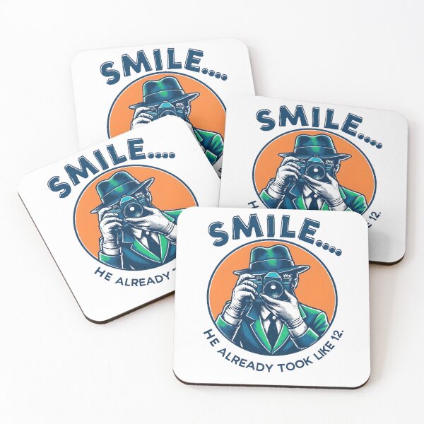 Item preview, Smile, He Already Took Like 12 – Strange Vintage Camera Humor designed and sold by THETEEHEEPARTY.