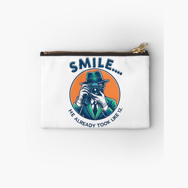 Item preview, Smile, He Already Took Like 12 – Strange Vintage Camera Humor designed and sold by THETEEHEEPARTY.