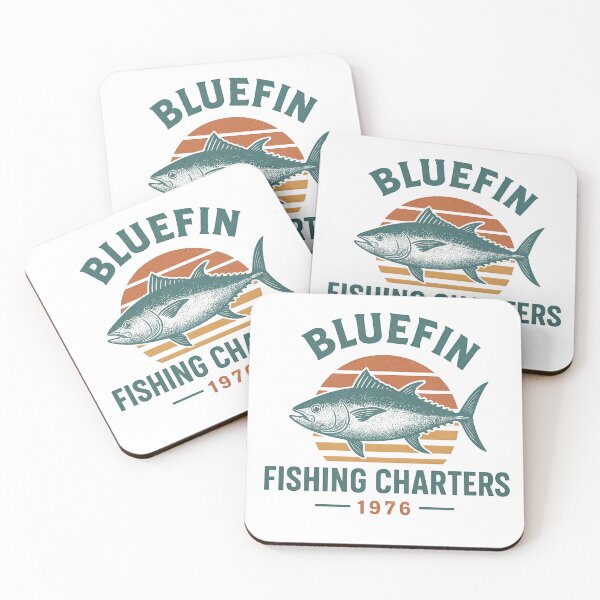 Item preview, Bluefin Fishing Charters – 1976 Vintage Graphic designed and sold by Laugh Lines Apparel.
