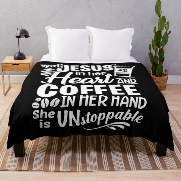 Item preview, Jesus Heart Coffee Hand Unstoppable designed and sold by DarylWelsh2024.