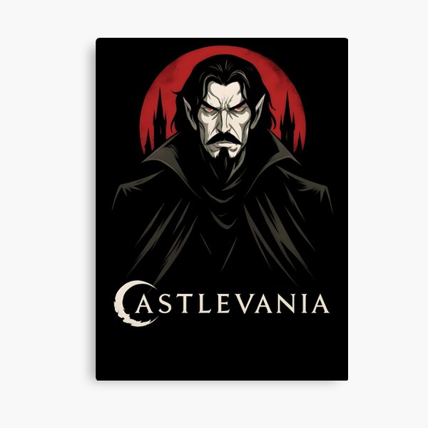 Aperçu de l'œuvre T-shirt Castlevania Netflix Fanart – Illustration vectorielle de Dracula | T-shirt esthétique Vampire Seigneur des Ténèbres créée et vendue par WAUZ.