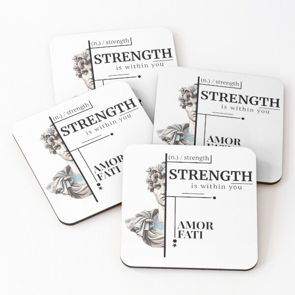 Item preview, Amor Fati Stoicism Stoic Strength designed and sold by RockFireMerch.