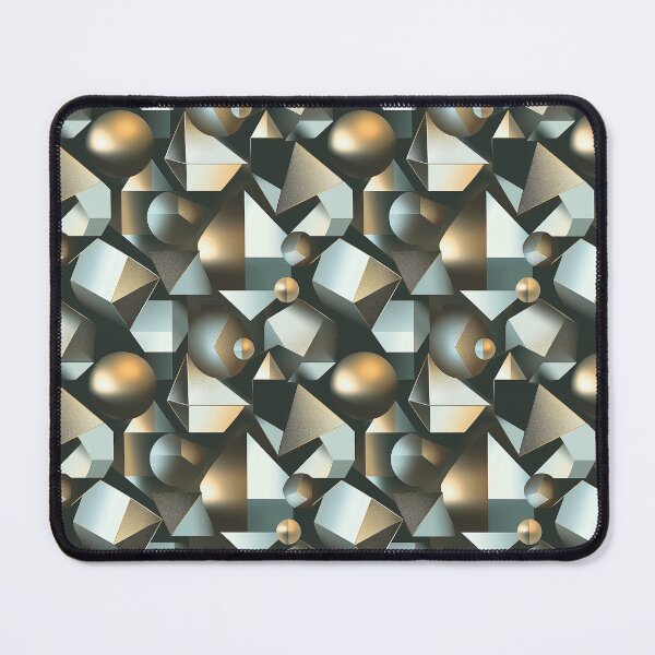 Item preview, Cubes and Pyramids in Harmony designed and sold by MidArtForge.