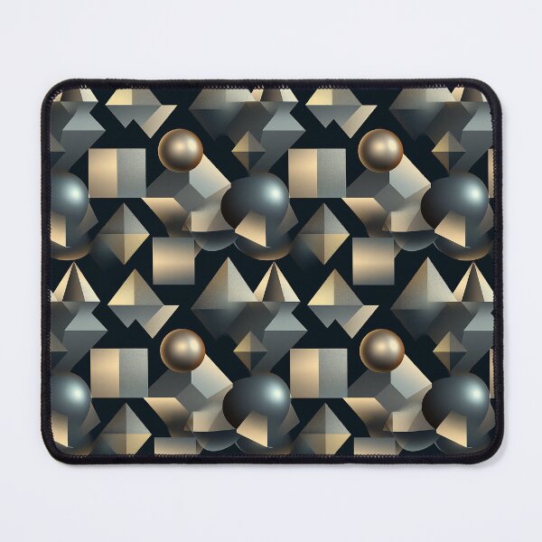 Item preview, Cubes and Pyramids in Harmony designed and sold by MidArtForge.