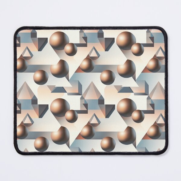 Item preview, Cubes and Pyramids in Harmony designed and sold by MidArtForge.