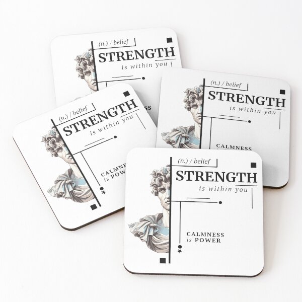 Item preview, Stoic Meditation Calmness Is Power designed and sold by RockFireMerch.