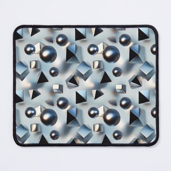 Item preview, Cubes and Pyramids in Harmony designed and sold by MidArtForge.
