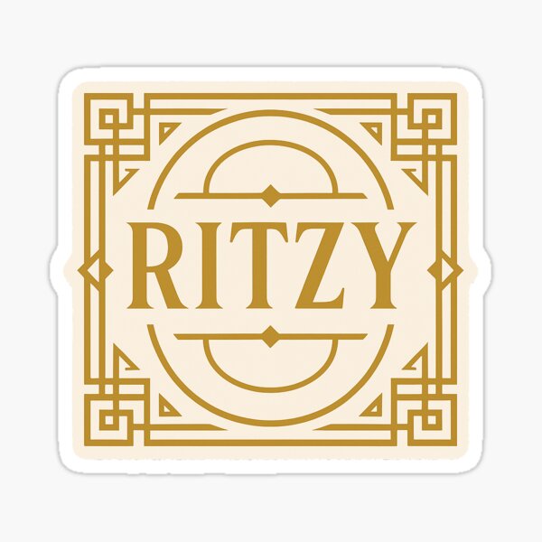 Item preview, Ritzy sticker designed and sold by ZibiArt.