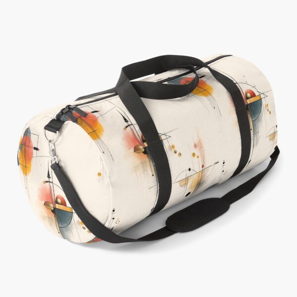 Item preview, Futuristic Abstract Geometric Seamless Pattern with Circular Forms and Linear Accents in Warm Tones designed and sold by Moisky Patterns.