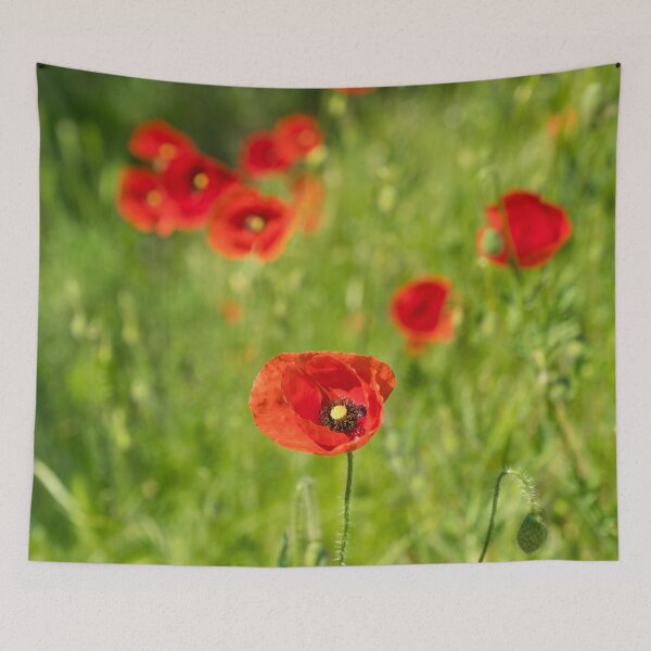 Item preview, Lush Wildflower Meadow with Poppies designed and sold by Georgia Mizuleva.
