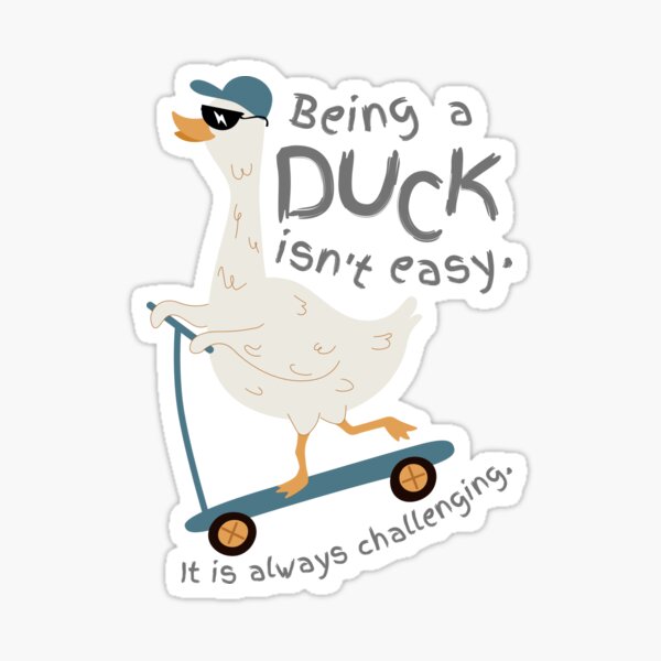 Item preview, Funny duck shirt funny quote graphic designed and sold by LekaDesignShop.