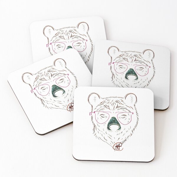 Item preview, Momma Bearly Paying Attention Art designed and sold by Kalli Taub Art.