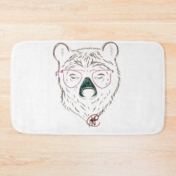Item preview, Momma Bearly Paying Attention Art designed and sold by Kalli Taub Art.