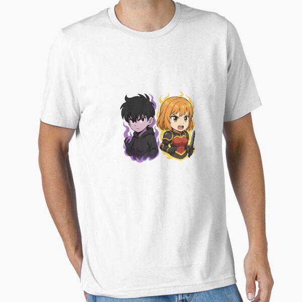 Aperçu de l'œuvre Guerrier Chibi et Mage de l'Ombre – Design duo animé créée et vendue par SEJIShop.