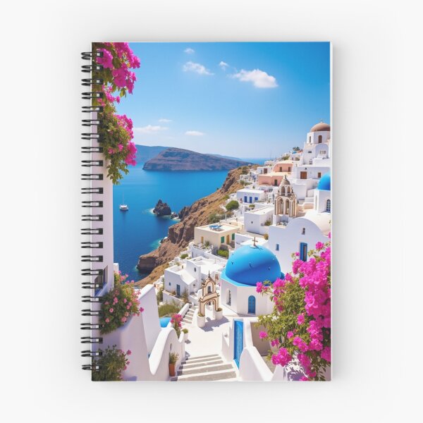 Item preview, Greek Getaway – Santorini Vacation Journal designed and sold by AlexeyevZurga.