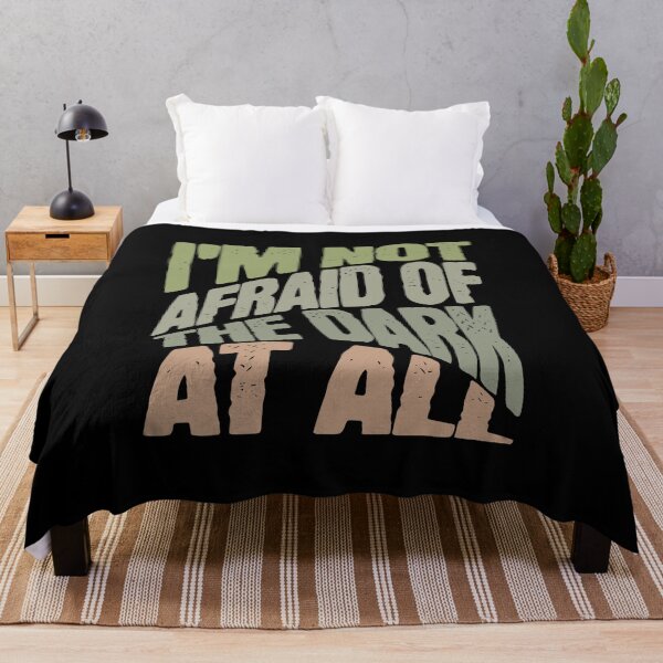 Item preview, Not Afraid of the Dark – Bold Vintage Typography Quote designed and sold by MAN FROM MARS.