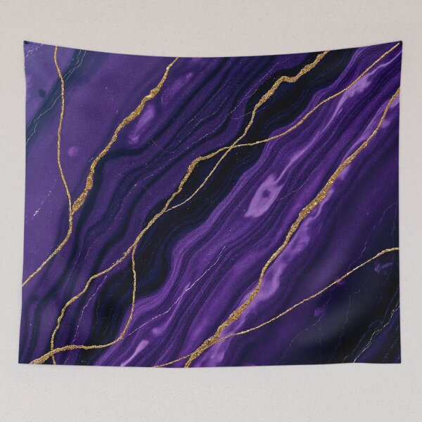 Item preview, Purple and gold marble designed and sold by RishabhArts1.