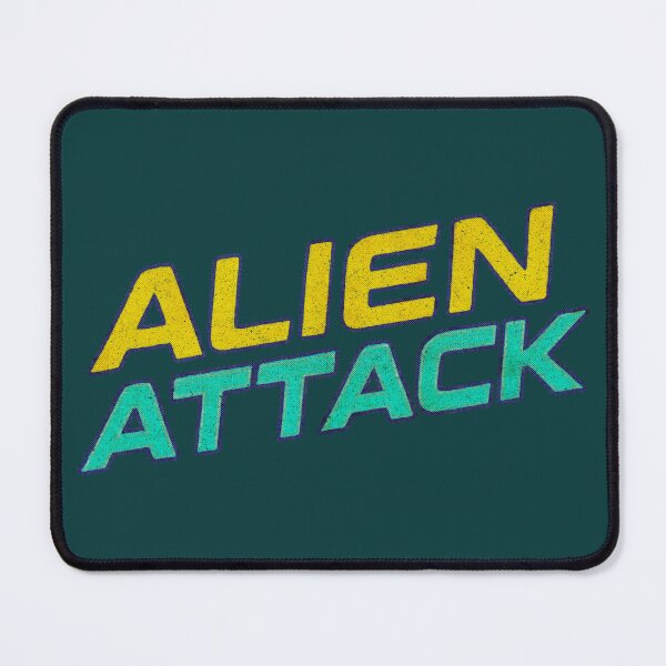 Item preview, Alien Attack – Retro Space Game Typography designed and sold by SteadyRolling.