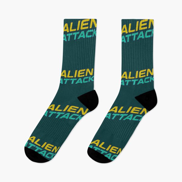 Item preview, Alien Attack – Retro Space Game Typography designed and sold by SteadyRolling.