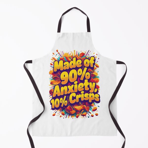 Item preview, Made of 90% Anxiety, 10% Crisps – Funny Anxiety & Snack Humor Design designed and sold by THETEEHEEPARTY.