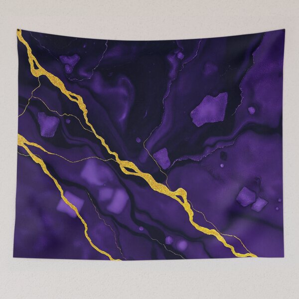 Item preview, Purple and gold marble designed and sold by RishabhArts1.