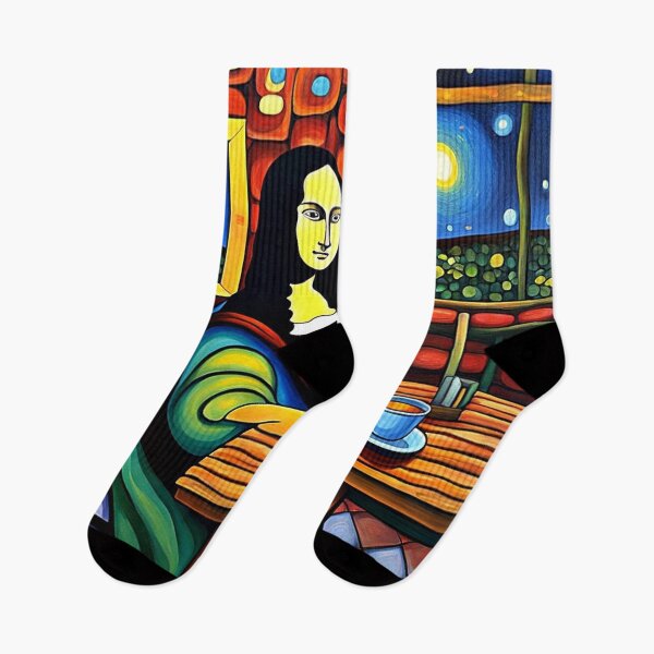Item preview, Mona Lisa in Cafe 1 designed and sold by George Hutton Hunter.
