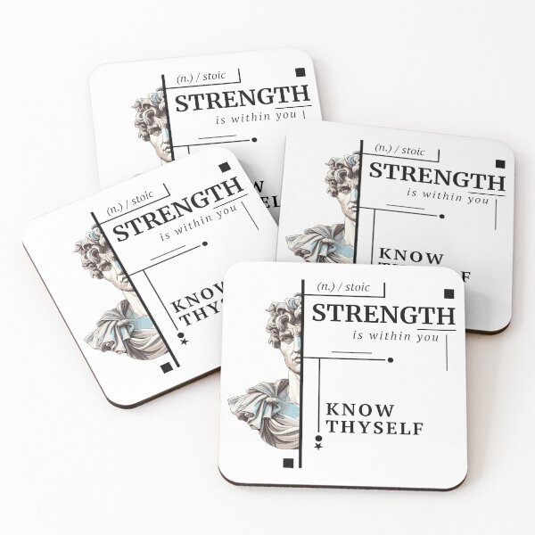 Item preview, Stoicism Self Reflection Know Thyself designed and sold by RockFireMerch.
