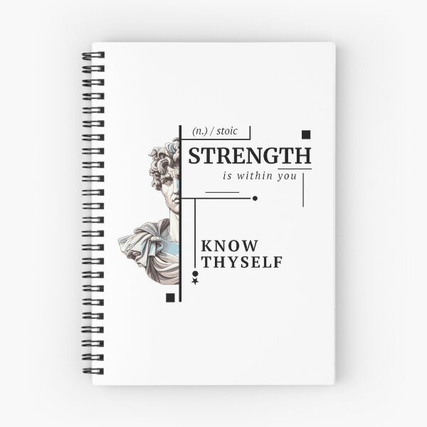 Item preview, Stoicism Self Reflection Know Thyself designed and sold by RockFireMerch.
