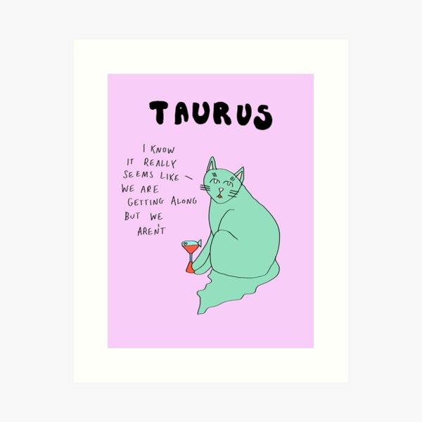 Item preview, Taurus cat  designed and sold by bode burnout.